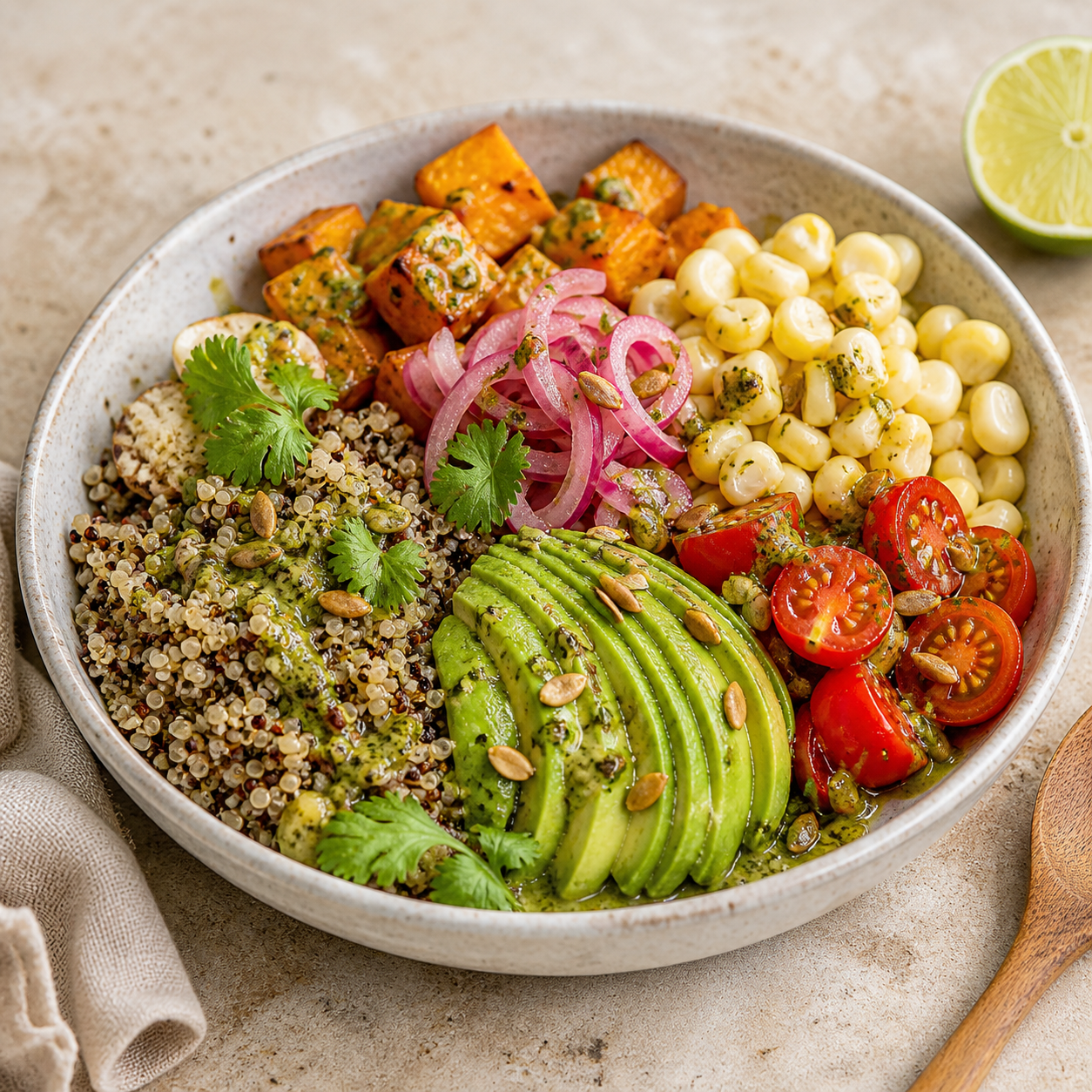 Bowl andino de quinoa